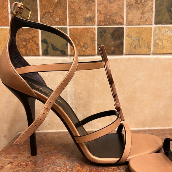YSL Cassandra high heel sandals Brand New - Picture 2 of 5